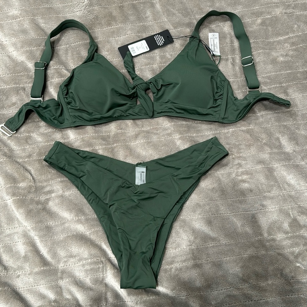 NWT Olive 2-Piece Bikini